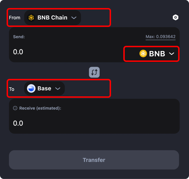 How to transfer tokens and coins from Binance to Base.