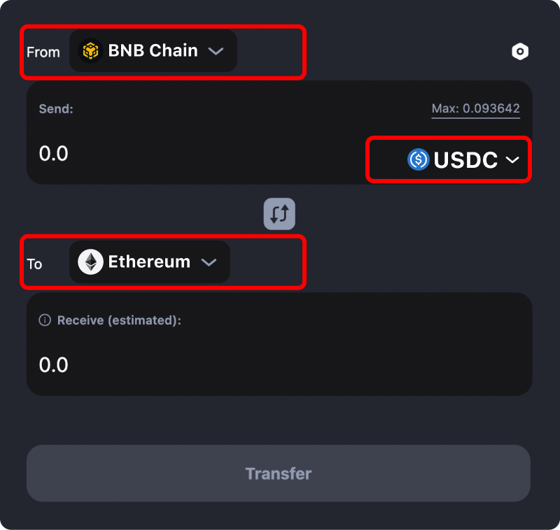 How to transfer tokens and coins from Binance to Ethereum.