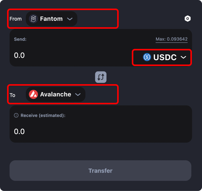 How to transfer tokens and coins from Fantom to Avalanche.