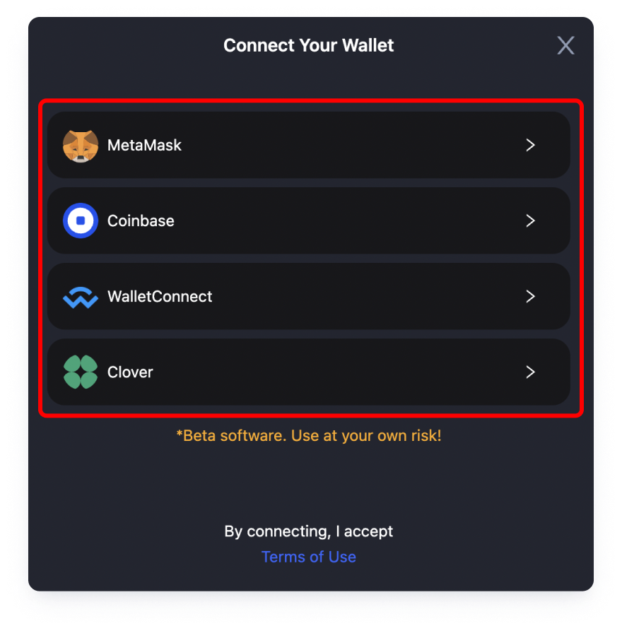 How to Connect your wallet to begin your cross chain transfer between Ethereum and Avalanche.